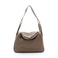 HERMES 愛馬仕 Lindy 30 肩背包 大象灰色 TC牛皮 Y刻 H073426CC