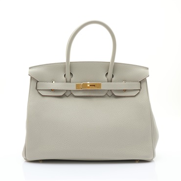 HERMES 愛馬仕 Birkin 30 柏金包 手提包 珍珠灰色 TC牛皮 Y刻 無鎖頭無鑰匙 H027633CC