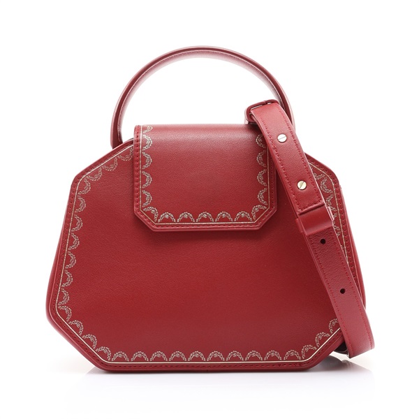 Cartier 卡地亞 Guirlande 肩背包 紅色 牛皮 L1002230