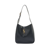 Saint Laurent 聖羅蘭 LE 5 A 7 肩背包 黑色 牛皮 713938