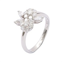 JEWELRY 無品牌珠寶 戒指 #52 鑽石 PT900鉑金 Diamond  5.33g