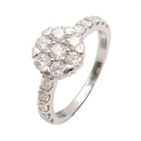 JEWELRY 無品牌珠寶 戒指 #51 鑽石 PT900鉑金 Diamond 4.1g
