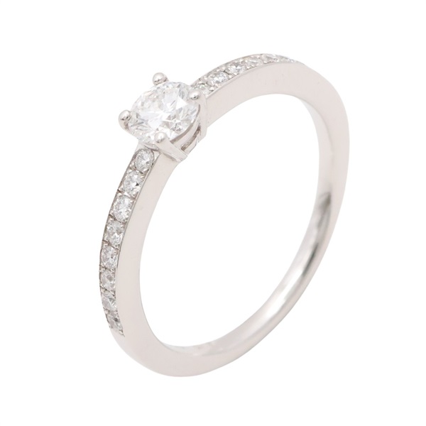 JEWELRY 無品牌珠寶 Half-Eternity 戒指 #54 鑽石 PT900鉑金 Diamond 3.8g