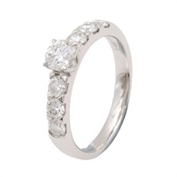 JEWELRY 無品牌珠寶 戒指 #52 鑽石 PT950鉑金 Diamond  5.1g