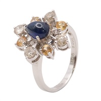 JEWELRY 無品牌珠寶 戒指 藍寶石 18K白金 Sapphire 5.2g