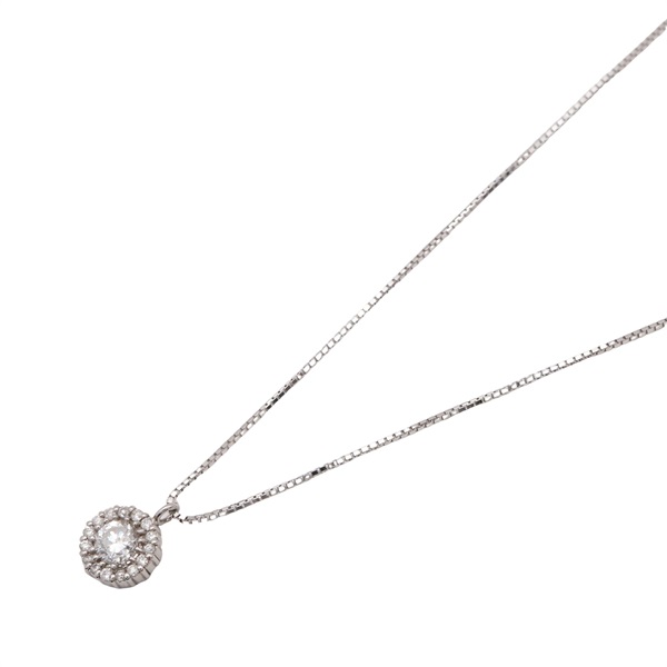 JEWELRY 無品牌珠寶 項鍊 18K白金 鑽石 Diamond 2.69g