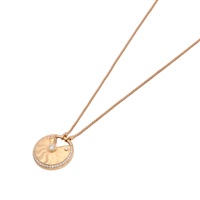 Cartier 卡地亞 Amulette de Cartier 項鍊 18K玫瑰金 鑽石 N7424234