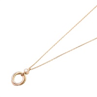 Cartier 卡地亞 Trinity 項鍊 18K黃金 鑽石 B7223500