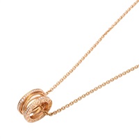 BVLGARI 寶格麗 B.zero1 Legend 項鍊 18K玫瑰金 鑽石 354195