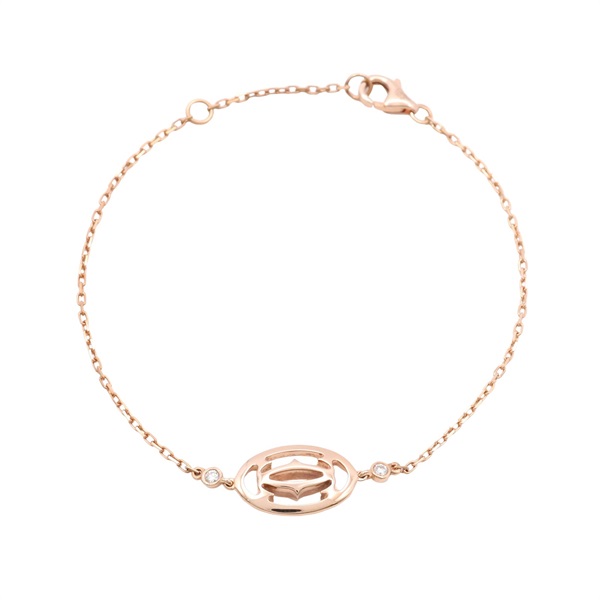 Cartier 卡地亞 C de Cartier 1PD鑽石 手鍊 18K玫瑰金 B6038000