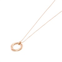 Cartier 卡地亞 Trinity 項鍊 18K玫瑰金 鑽石