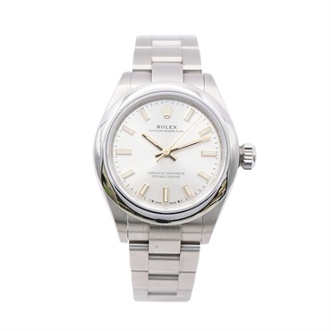 ROLEX 勞力士 Oyster Perpetual 28 腕錶 銀色錶盤 不鏽鋼 276200