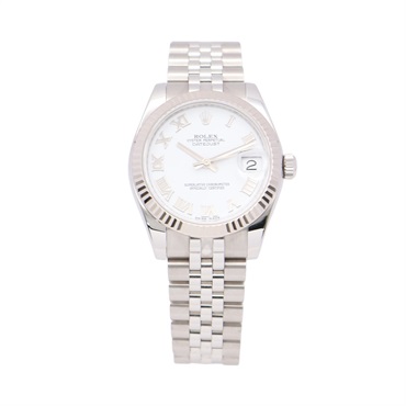 ROLEX 勞力士 Datejust 31 腕錶 白色錶盤 不鏽鋼 178274