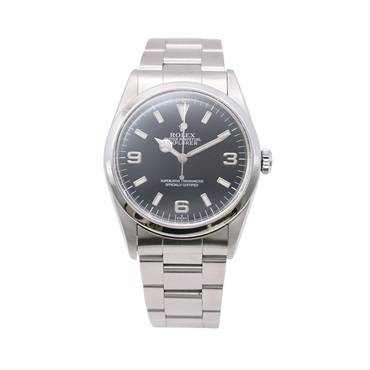 ROLEX 勞力士 Explorer 腕錶 黑色錶盤 不鏽鋼 14270