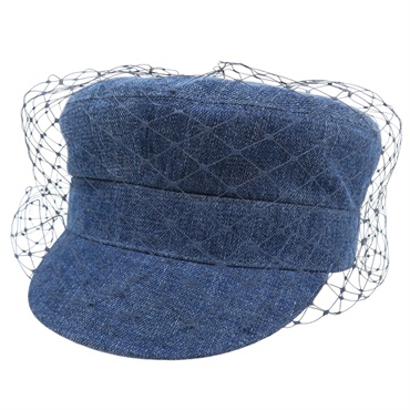 藍色 單寧 貝雷帽 #57