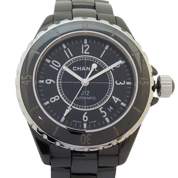 J12 黑色陶瓷 自動上鍊 腕錶 H0685