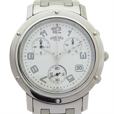 白色 三眼 錶盤 精鋼 Clipper 腕錶 CL1910