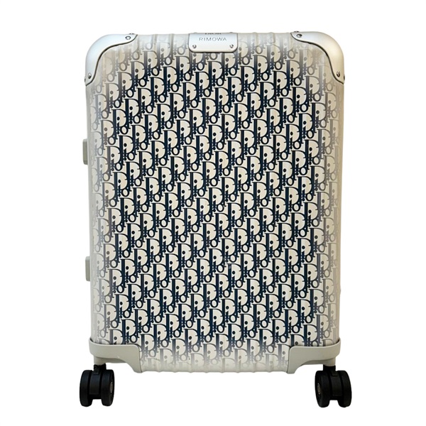 銀 藍色 鋁 Rimowa聯名 Dior Oblique樣式 行李箱