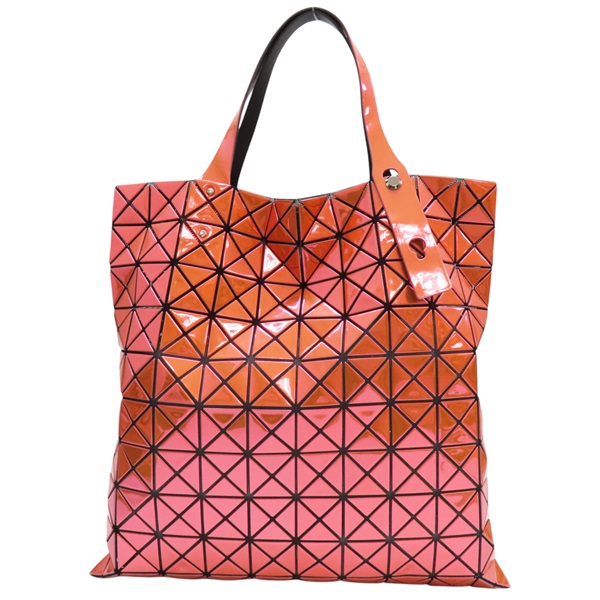 BAO BAO ISSEY MIYAKE 三宅一生 橘色 亮面 PVC 10*10 肩背包