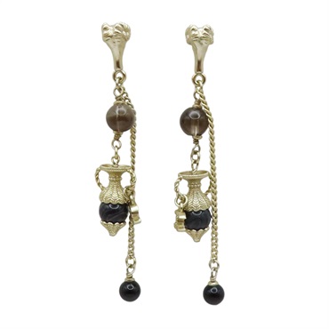 【再降價】金色 水瓶 鍊帶 墜飾 耳環【CHANEL 香奈兒】