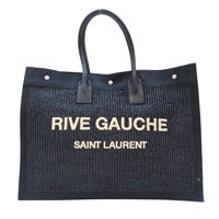 黑色 編織尼龍 Rive Gauche 托特包 手提包