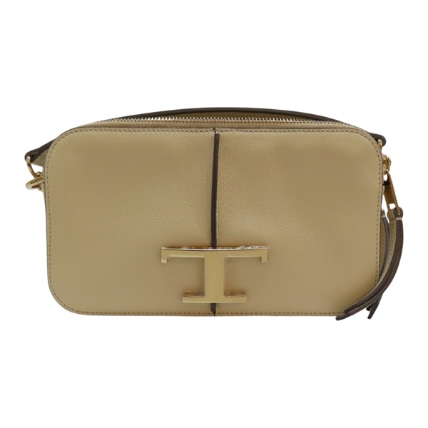 【再降價】米色 牛皮 兩用包【TOD'S 托德斯】