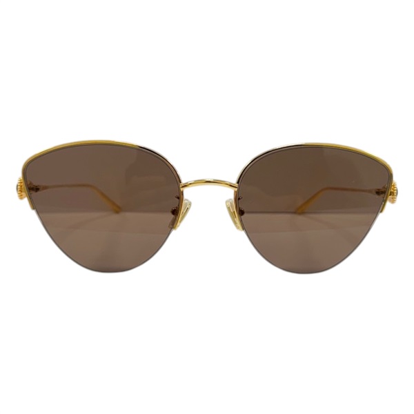 金色 合金 棕色鏡片 太陽眼鏡 BC0115S