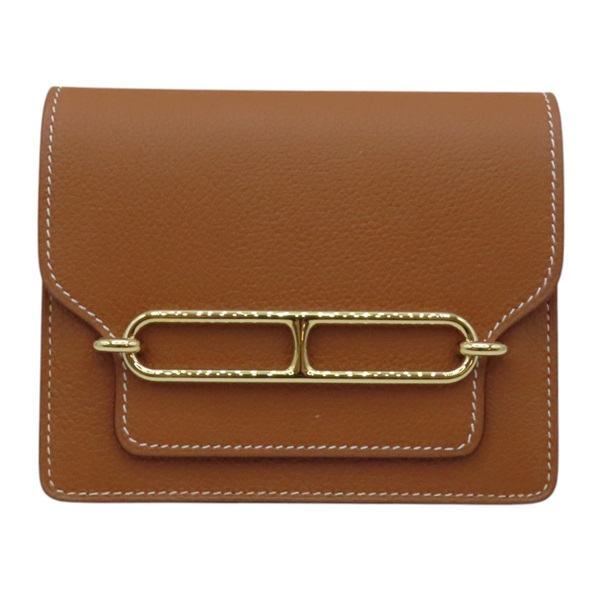 棕色 Evercolor皮革 Roulis Slim 皮夾