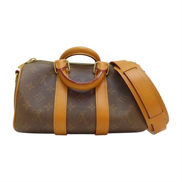 棕色 原花 Keepall25 肩背包 M11542