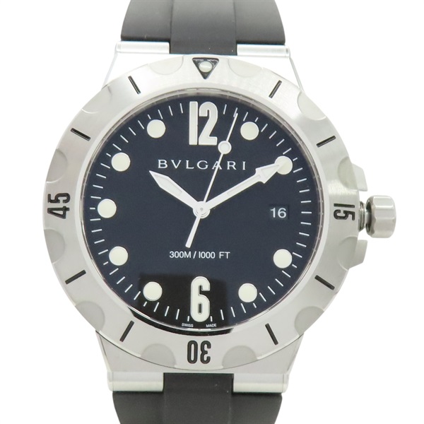 黑色 錶盤 黑色膠帶 Diagono 腕錶 DP 41 S SD