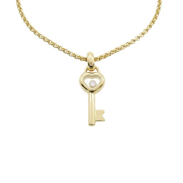 【再降價】18K 黃金 鑰匙 鑽石 Happy Diamond 項鍊【Chopard 蕭邦】 79/2436