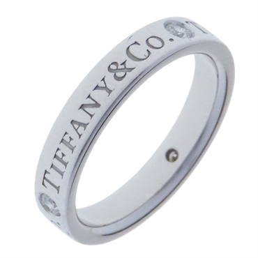 銀色 PT950 鉑金 鑽石 T&CO 戒指