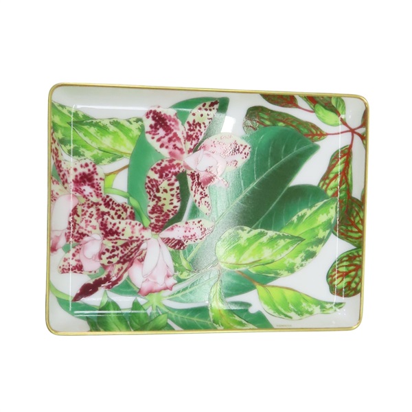 白色 Passifolia 瓷盤