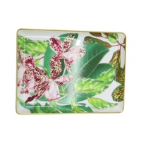 白色 Passifolia 瓷盤