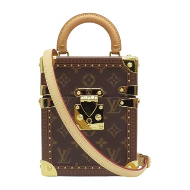 棕色 原花 帆布 Camera Box 兩用包 相機包 MI0079