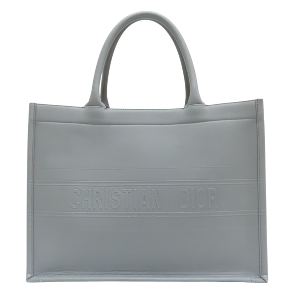 【再降價】灰色 牛皮 Book Tote 托特包 手提包【Dior 迪奧】