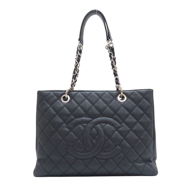 黑色 荔枝紋 牛皮 GST 鍊帶 肩背包