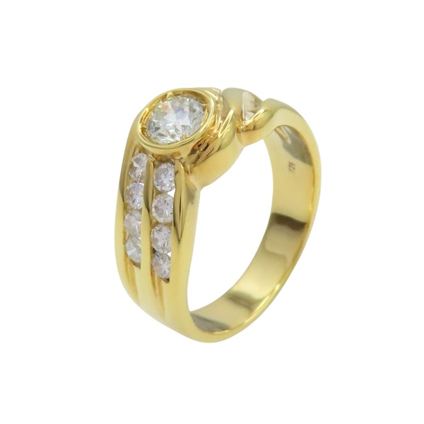 12K黃金 0.36ct 鑽石戒指【JEWELRY 無品牌珠寶】 Diamond 4.9g