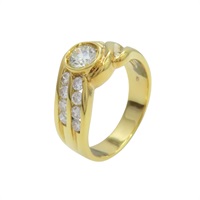 12K黃金 0.36ct 鑽石戒指【JEWELRY 無品牌珠寶】 Diamond 4.9g