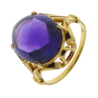 18K 黃金 紫色寶石 戒指 18K Ring