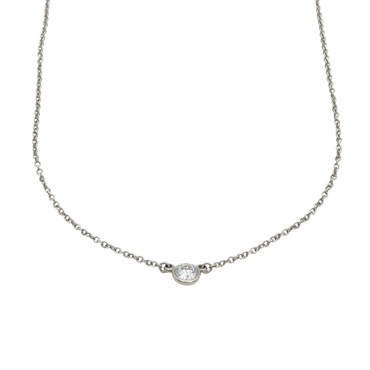 PT950鉑金 鑽石 By The Yard 項鍊【Tiffany＆Co 蒂芬妮】