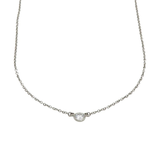 PT950鉑金 鑽石 By The Yard 項鍊【Tiffany＆Co 蒂芬妮】