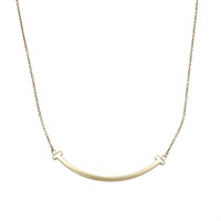 18K黃金 Smile T 微笑項鍊【Tiffany & Co 蒂芬妮】
