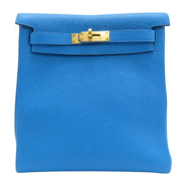 希臘藍 Togo 牛皮 Kelly Ado 後背包 Y刻 金扣 BY 007 GM