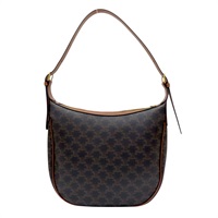 棕色 帆布 Heloise Cuir Triomphe 肩背包