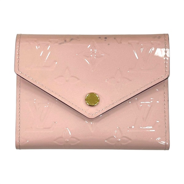 粉色 漆皮 三折短夾 M62428