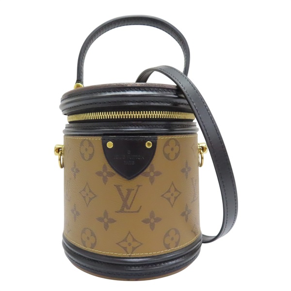 棕色 原花 Reverse帆布 Cannes 兩用包 M43986