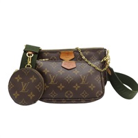 原花帆布 Multi Pochette Accessoires 肩背包 M44813