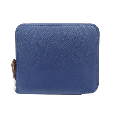 普魯士藍 Epsom皮革 Silk In 拉鍊 C刻