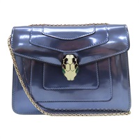 藍色 牛皮 Serpenti Forever 肩背包